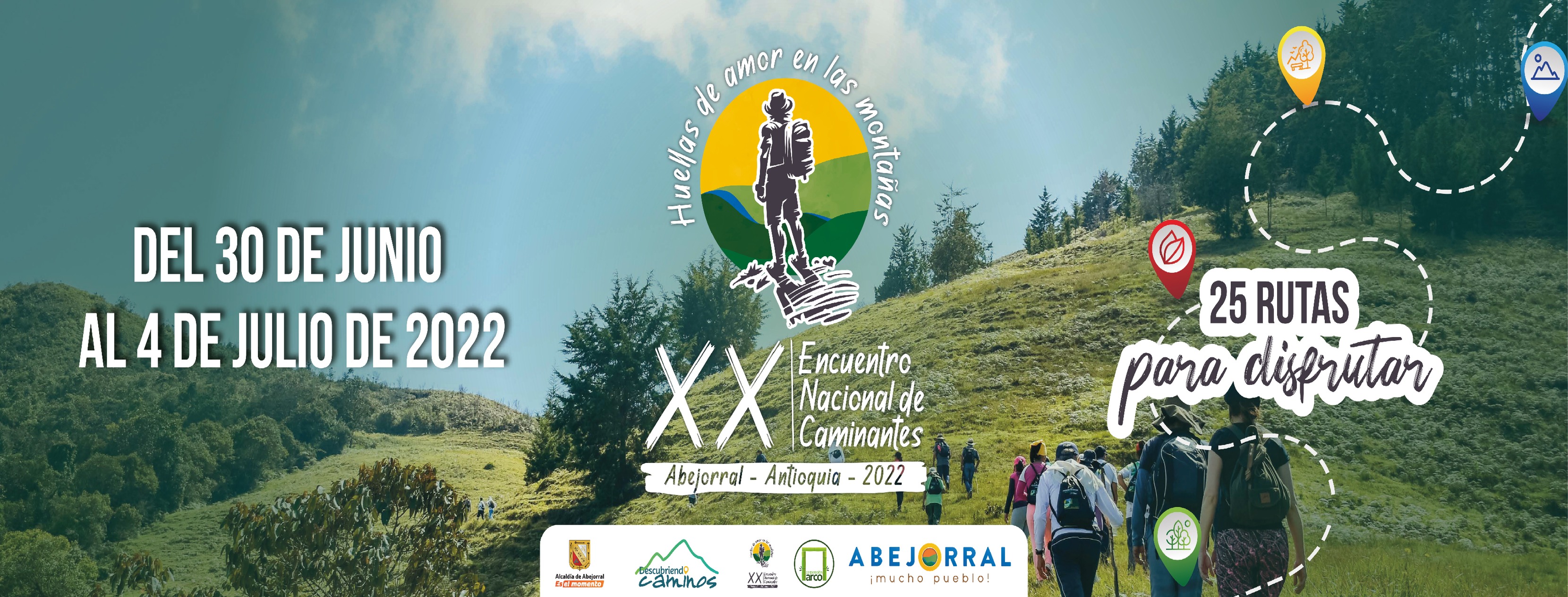 XX Encuentro Nacional de Caminantes, huellas de amor en las montañas