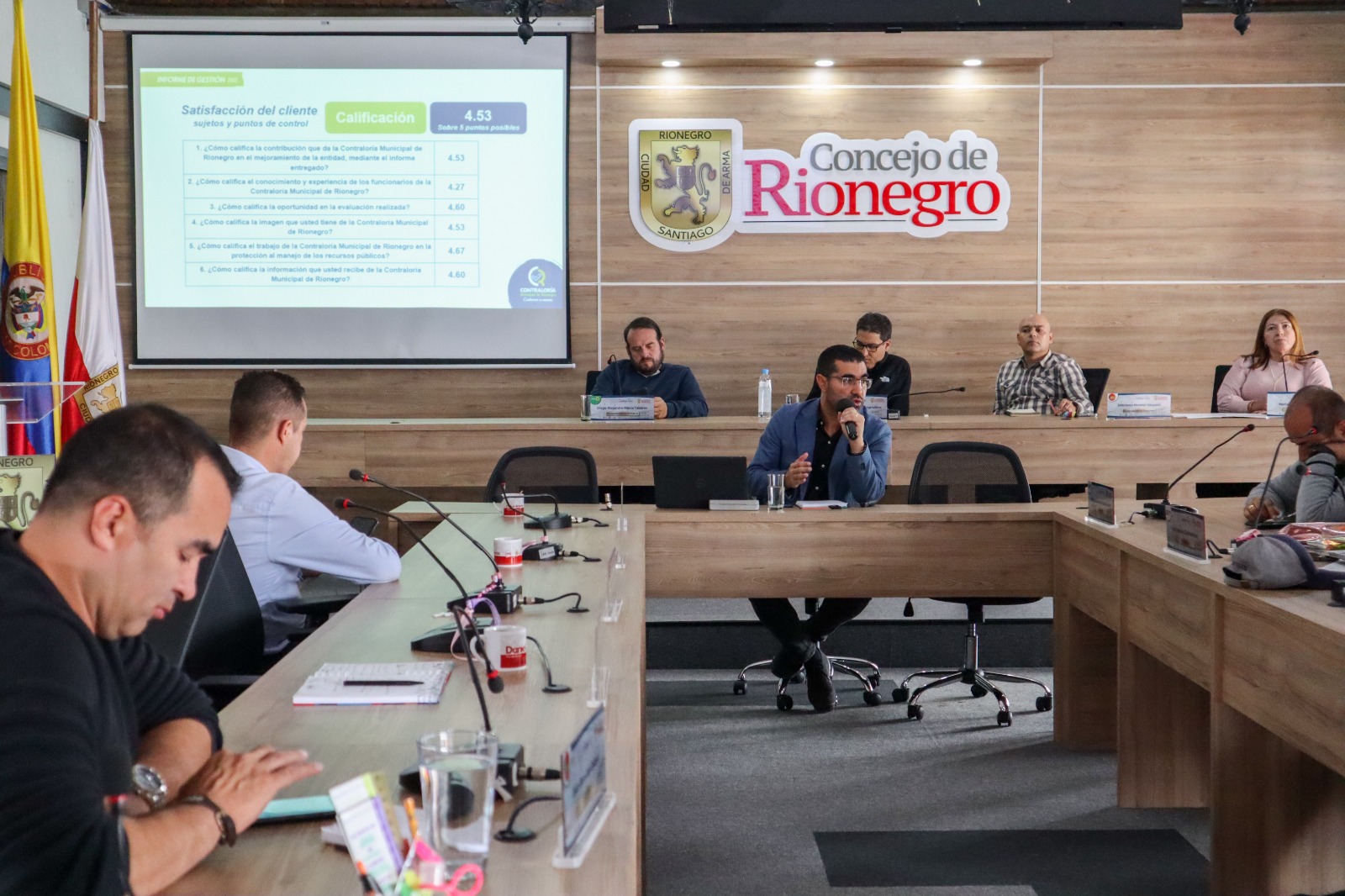 La Contraloría Municipal de Rionegro presentó informe de gestión ante el Concejo de Rionegro