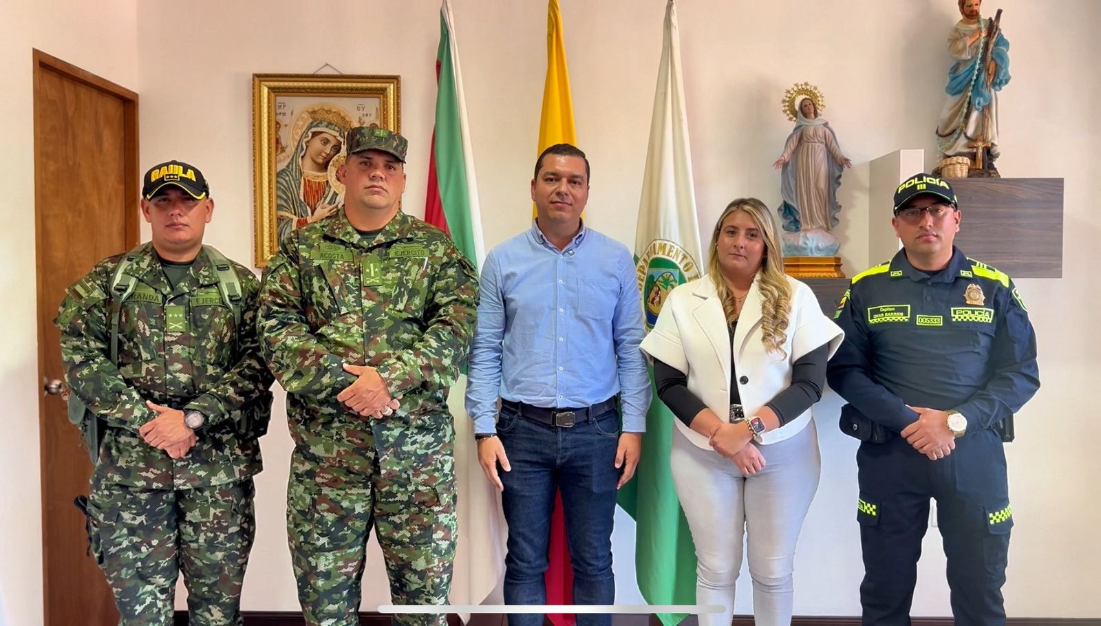 Autoridades de Marinilla anuncian acciones y medidas para fortalecer la seguridad ciudadana.
